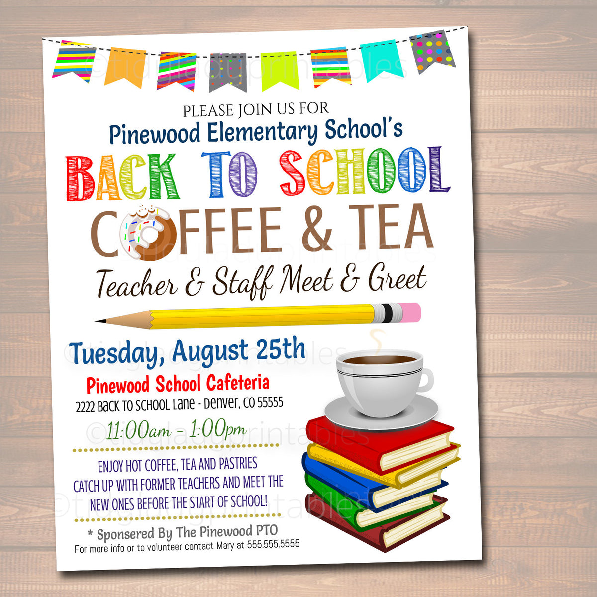 Meet And Greet Invitations For Teacher | just b.CAUSE