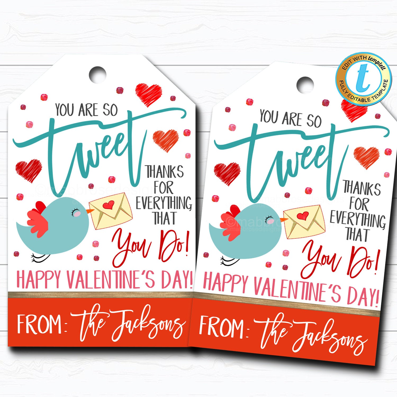 Valentine Gift Tags For Teachers : Free Printable Teacher Valentine ...