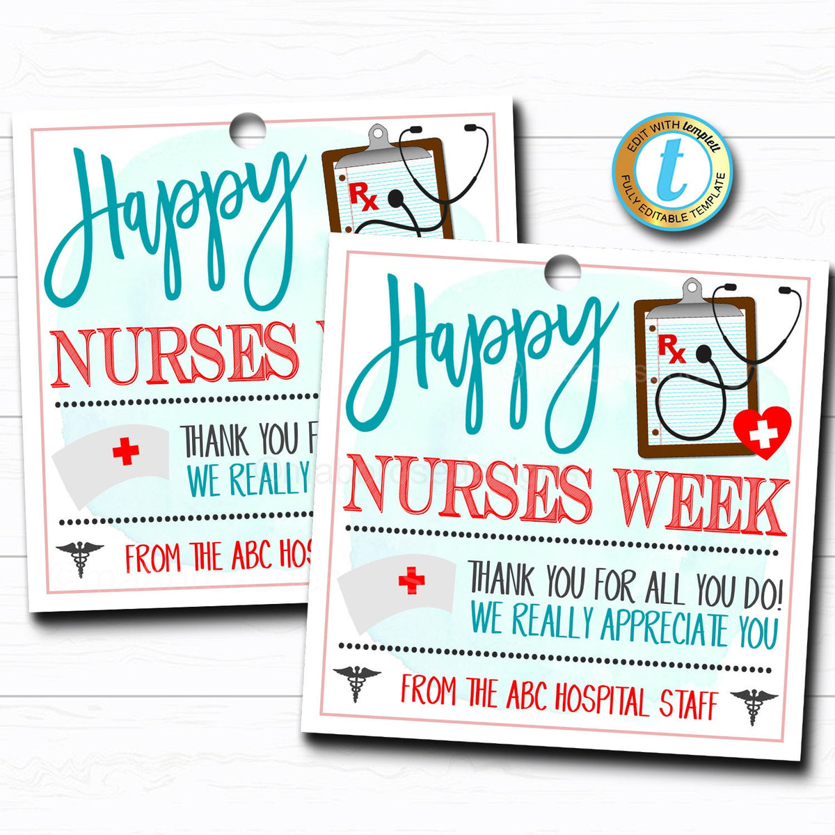 Nurse Appreciation Week Gift TidyLady Printables