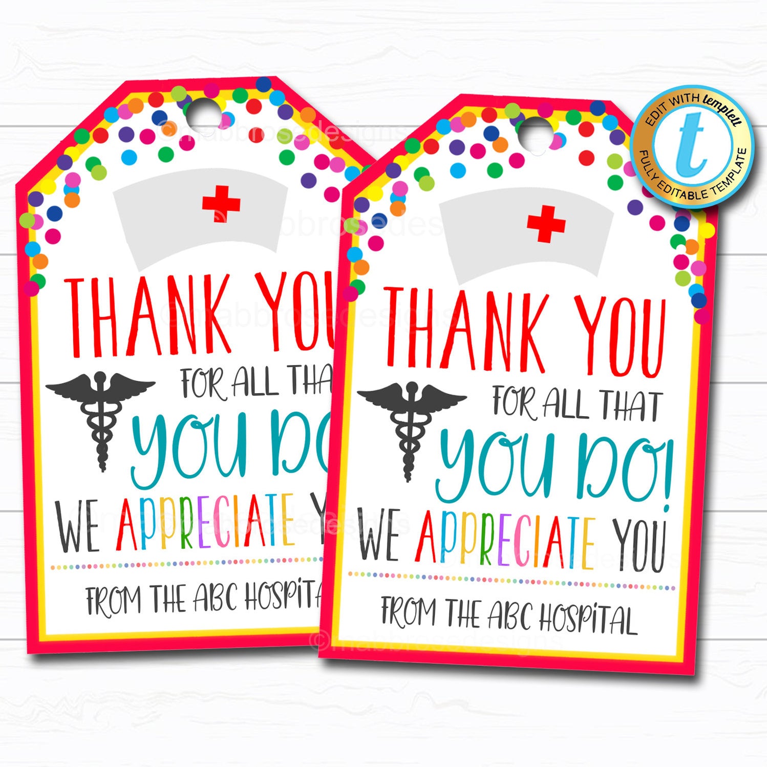 Nurse Appreciation Week Gift TidyLady Printables