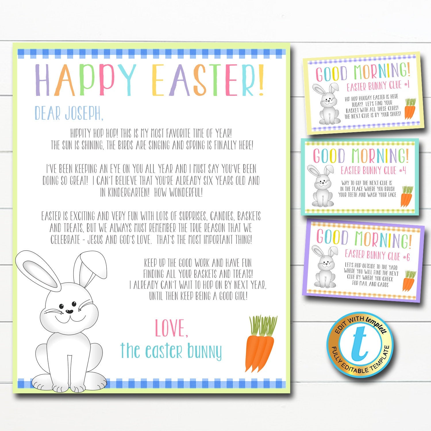 Free Printable Note From Easter Bunny