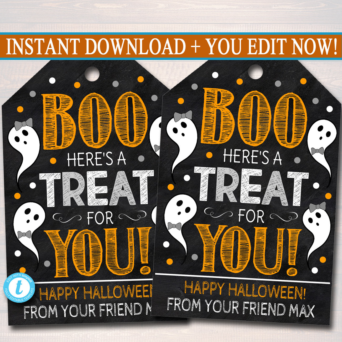 Halloween Treat Bag Toppers - Free Printable - Pjs and Paint