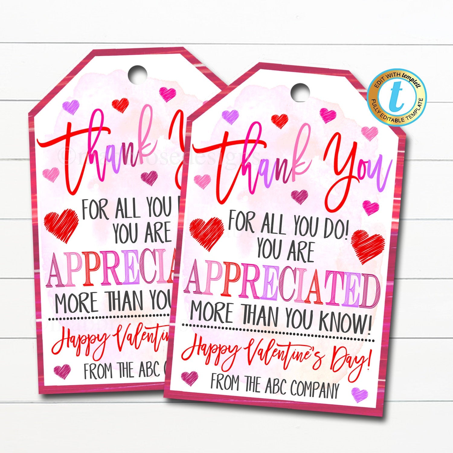 Valentine's Day Gift For Teachers And Printable Gift Tag - The Suburban Mom