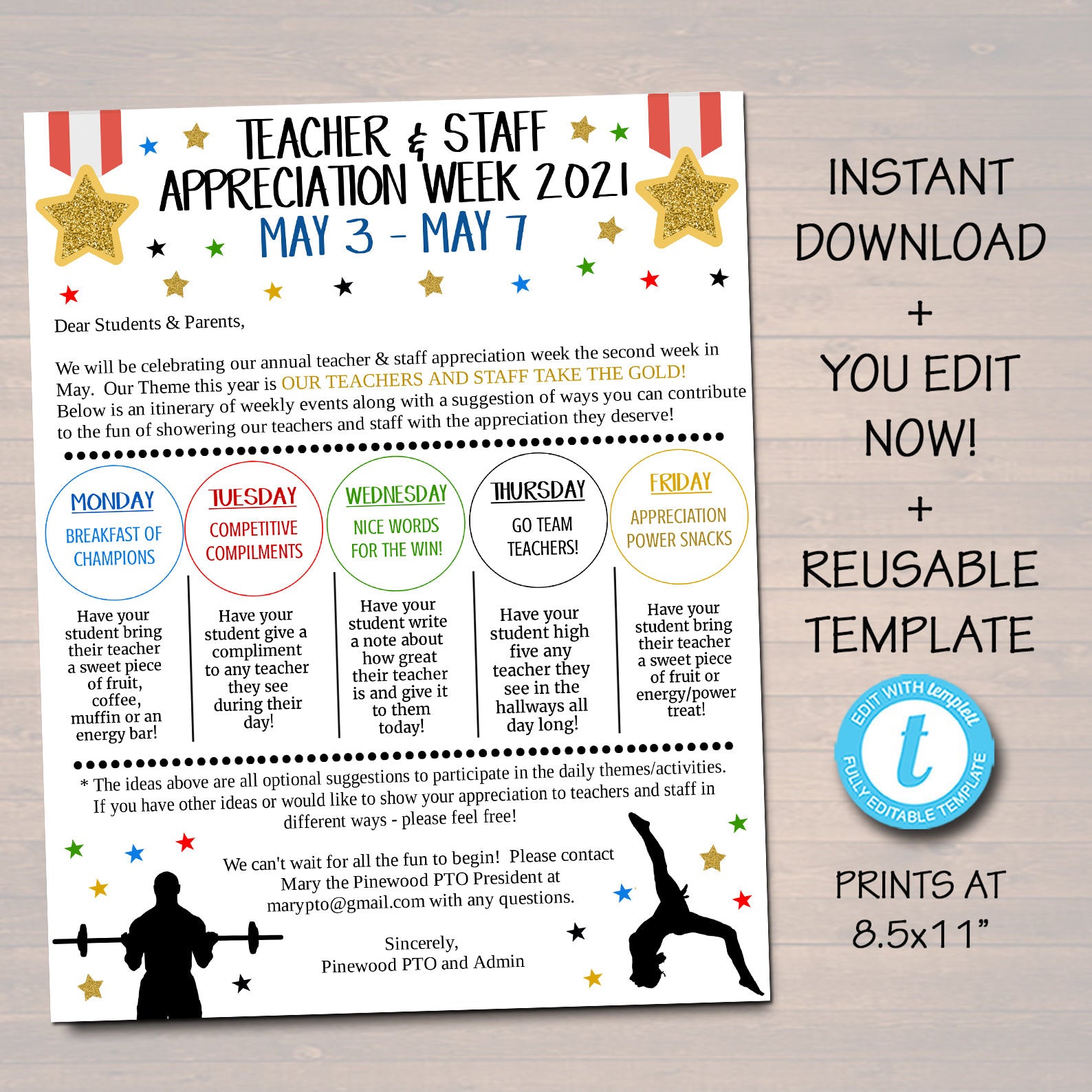 teacher appreciation week ideas themes