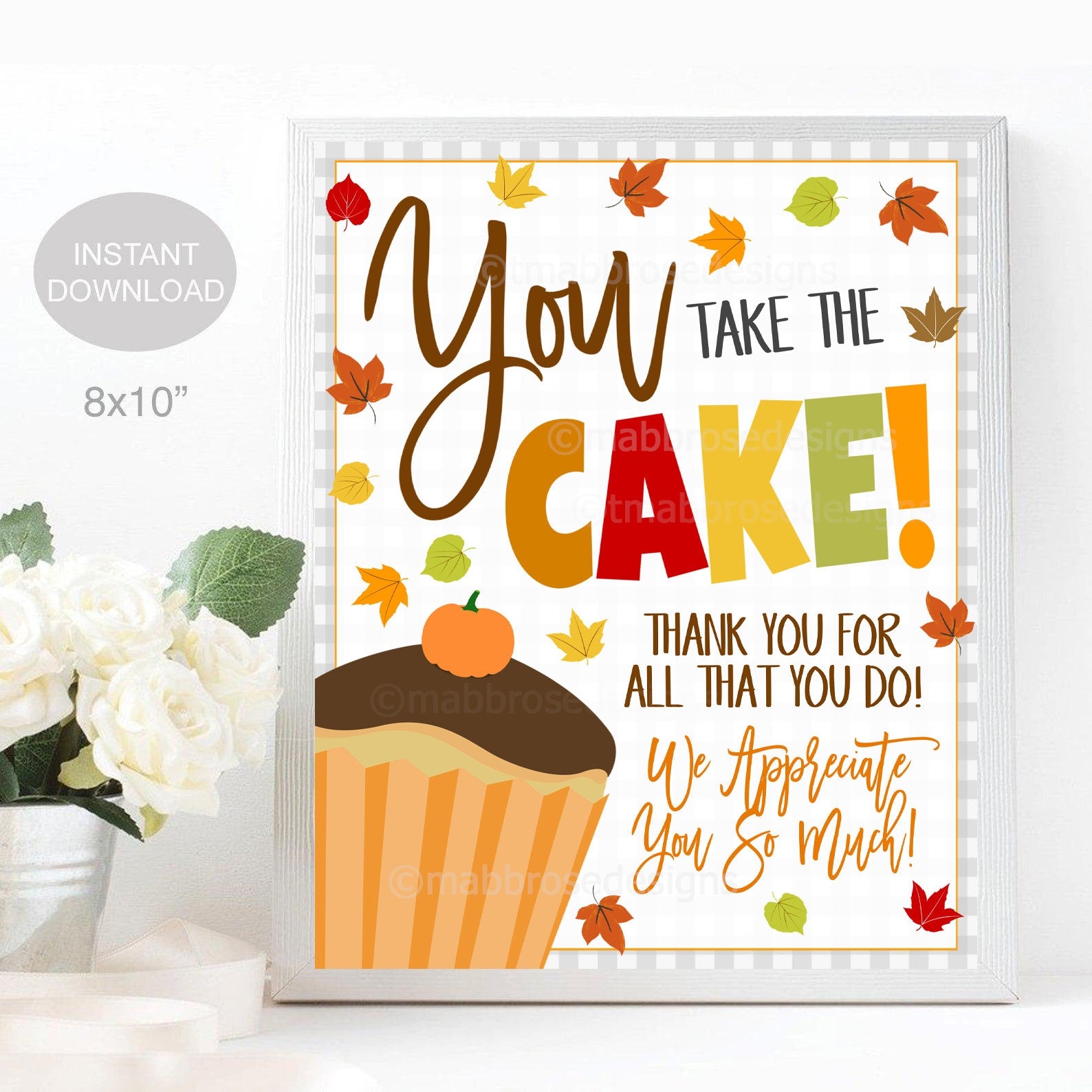 Thank You Cake Topper – Pomchick