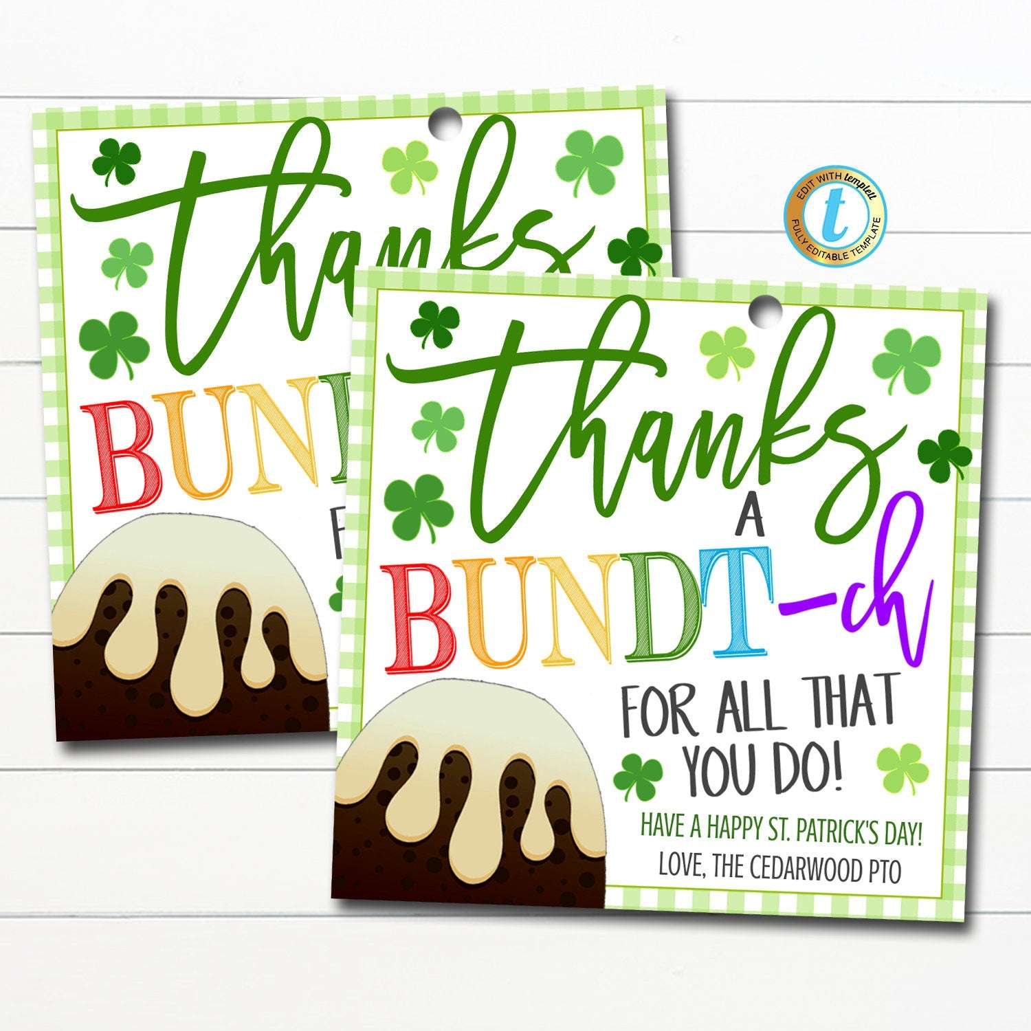 Buy Bundt Cake Thank You Card Online in India - Etsy