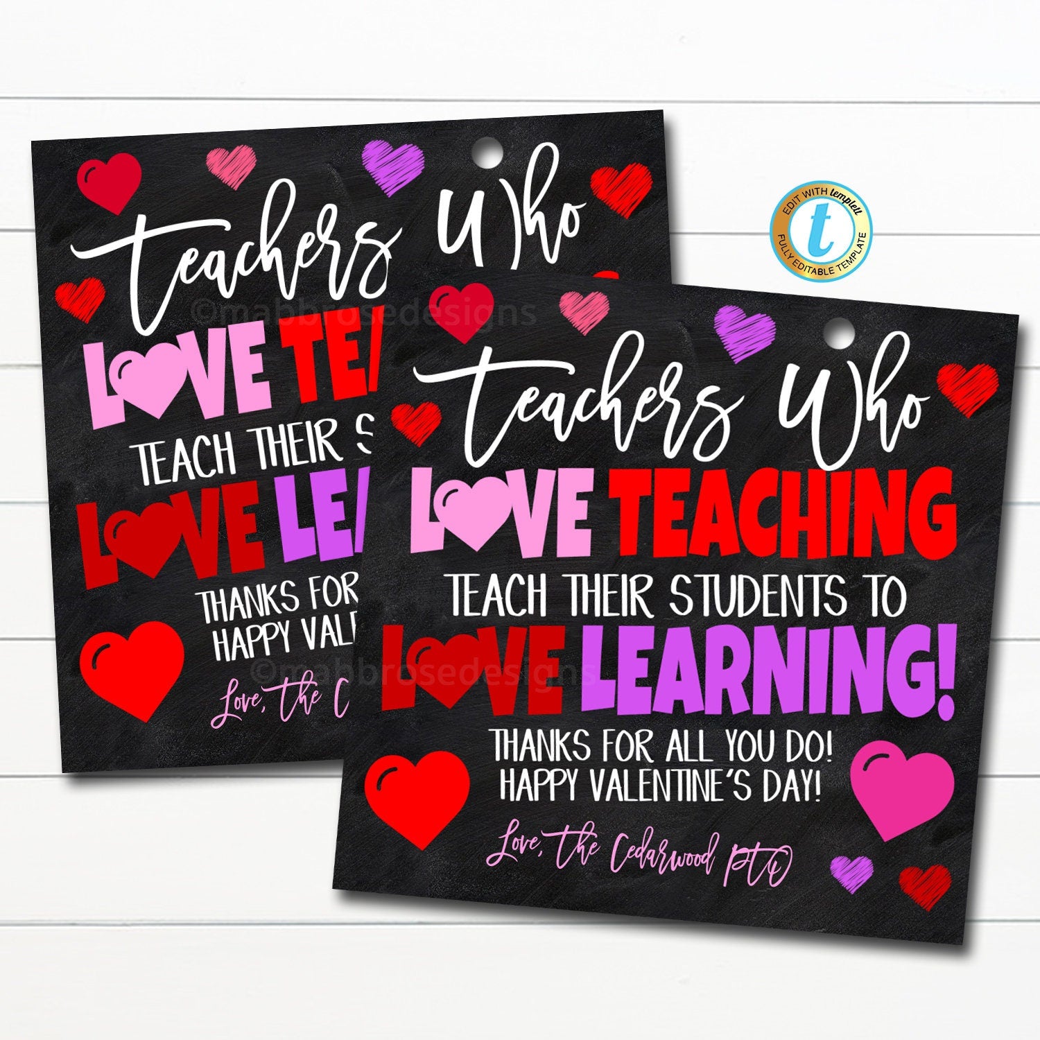 Valentines Day Cards - Teacher to Student – Simpleschoolhouse