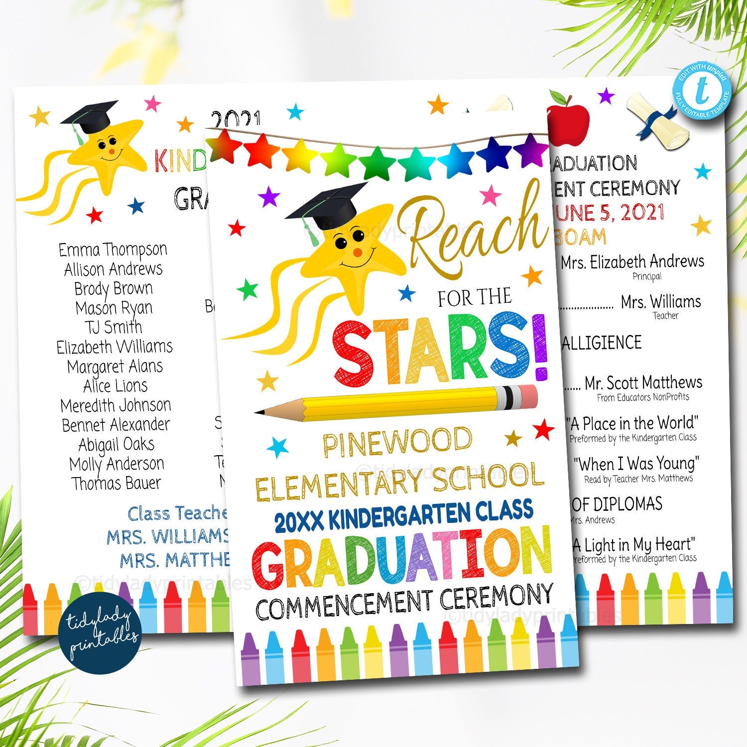 kindergarten-graduation-program-future-is-so-bright-tidylady-printables