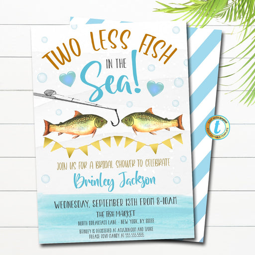 Fish Fry Engagement Party Invitation