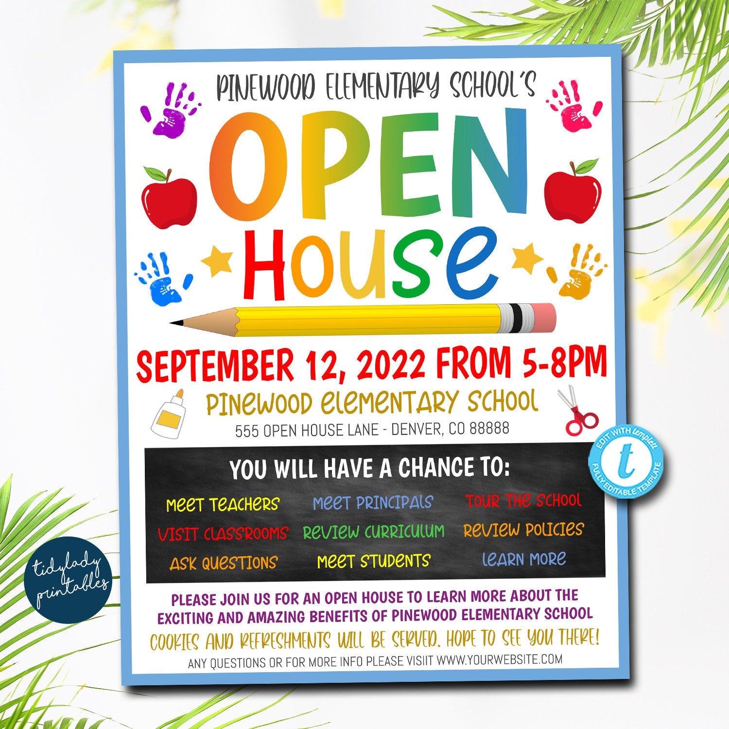 daycare open house flyers