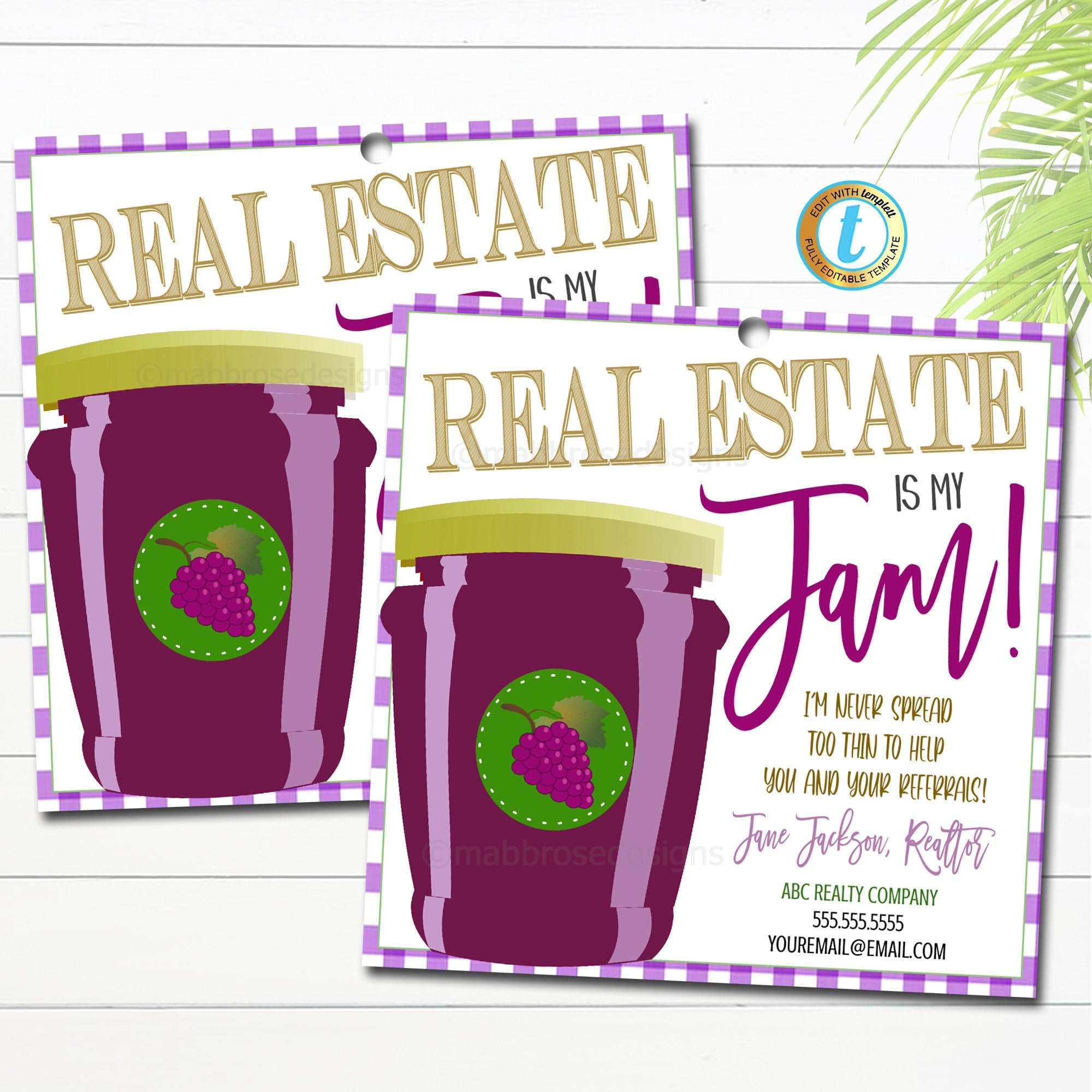 Fall Realtor Popcorn Tags  Open House Real Estate — TidyLady