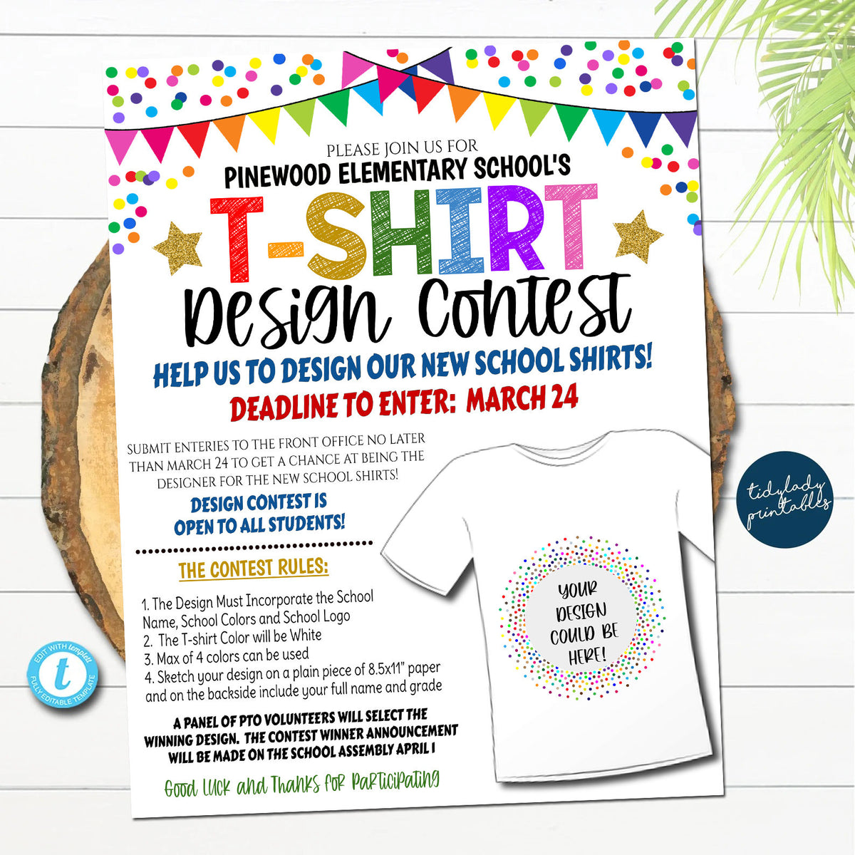 t-shirt-design-contest-flyer-template-tidylady-printables