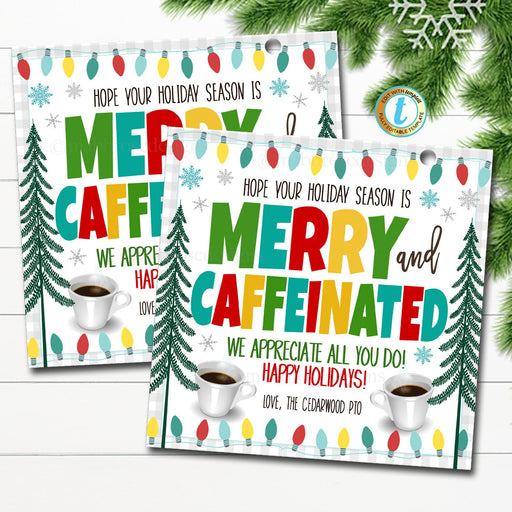 Christmas Gift tags  Pour Yourself a Merry Little Christmas — TidyLady  Printables
