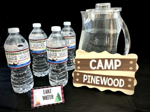 Water Bottle Lables / Wrapper bug Juice Digital File INSTANTLY DOWNLOADS  Camping Theme Rustic Theme 