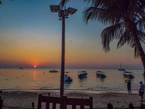 Atardecer West Bay Roatán