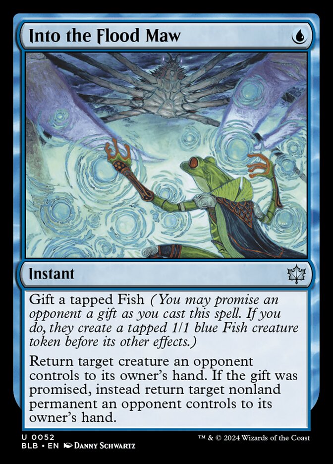 Into the Flood Maw - (Foil): Bloomburrow