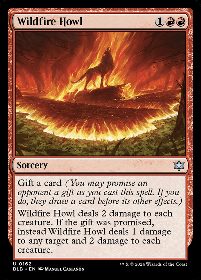 Wildfire Howl - (Foil): Bloomburrow