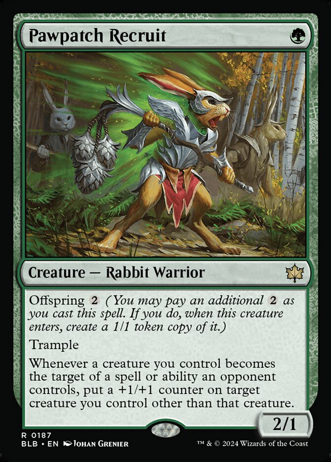 Pawpatch Recruit - (Foil): Bloomburrow