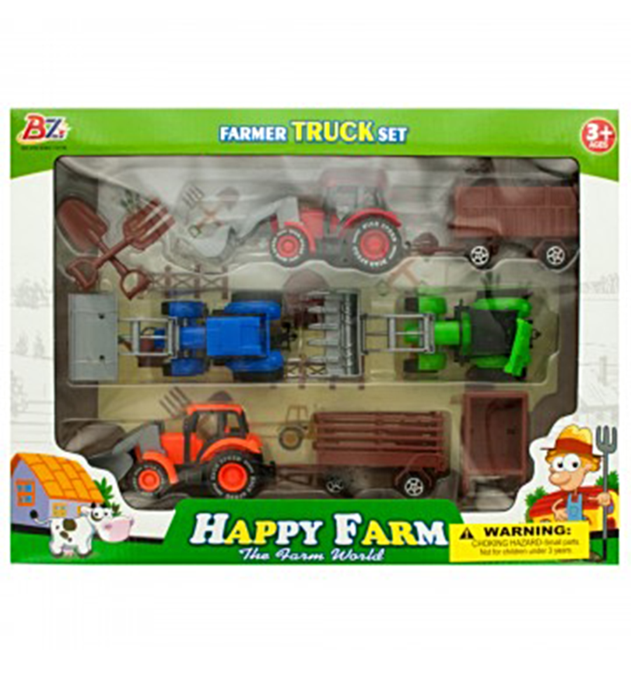 Farm Tractor Truck Trailer Set Toys Onestar - roblox tractors