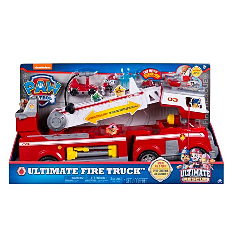 paw patrol motorized fire truck