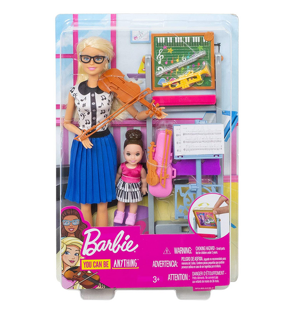 barbie builder doll & playset blonde