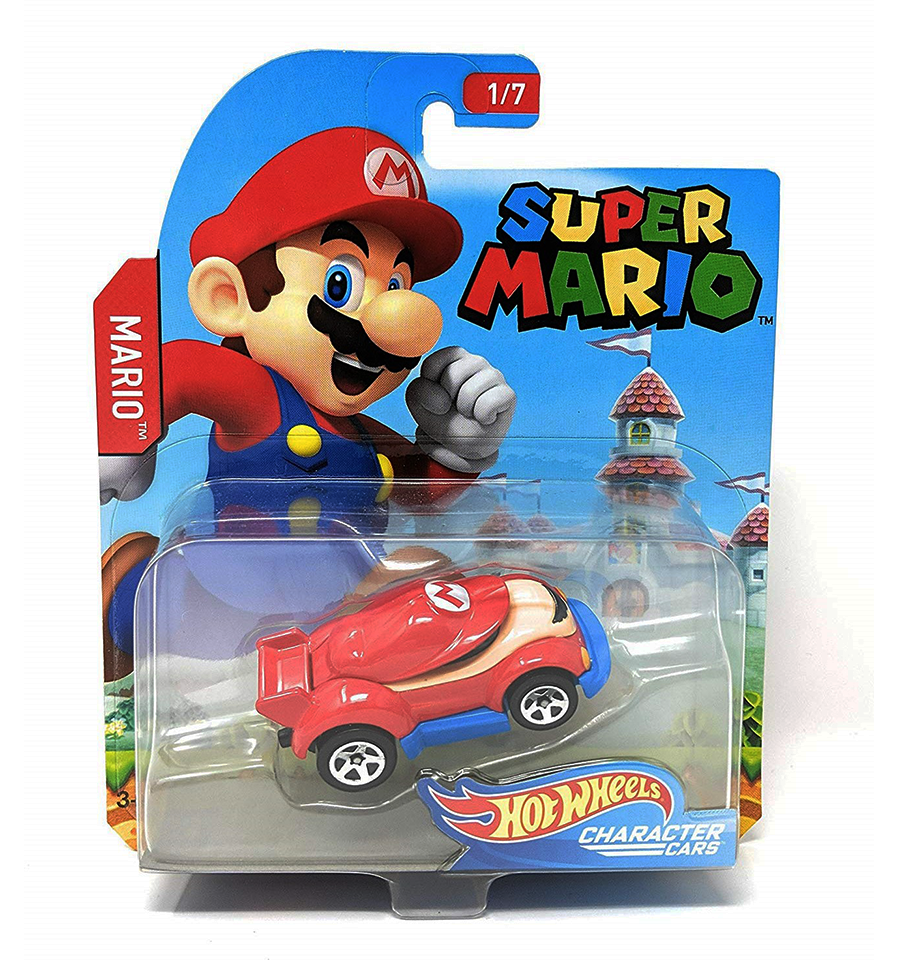 Hot Wheels Super Mario Character Cars Mario Vehicle 17 Toys Onestar 2580