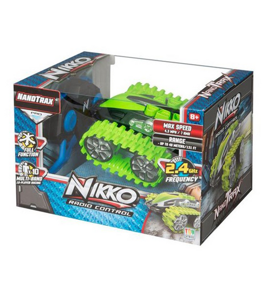 Nu staal Doodskaak Nikko 9021 Nanotrax RC Car, Blue – Toys Onestar