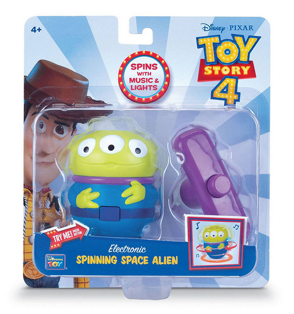 Toy Story 4 Electronic Spinning Space Alien, Spins With Music & Lights 