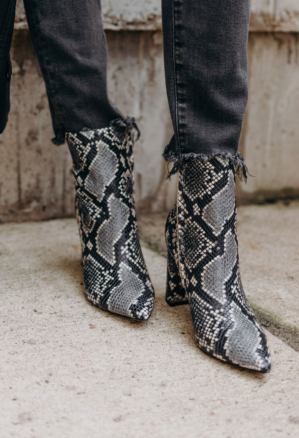 marc fisher retire booties snake