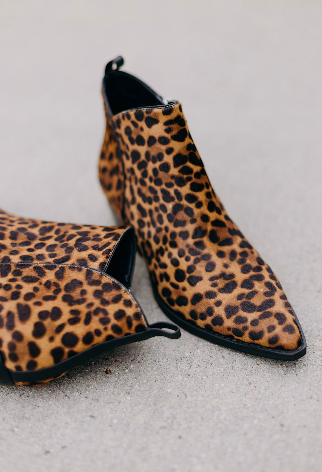 marc fisher leopard booties