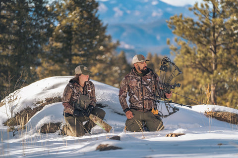 Couple in Camo Apparel for Hunting. How Do You Choose What to Wear?