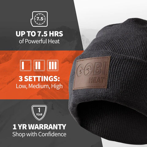 Gobi Heat Heated Beanie for Your Hunting Clothing