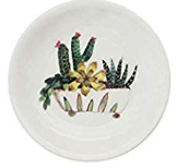 Stoneware Cactus Dish