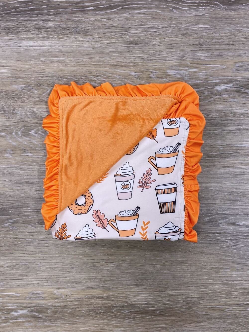 Coffee House Treats Baby or Toddler Fleece Blanket