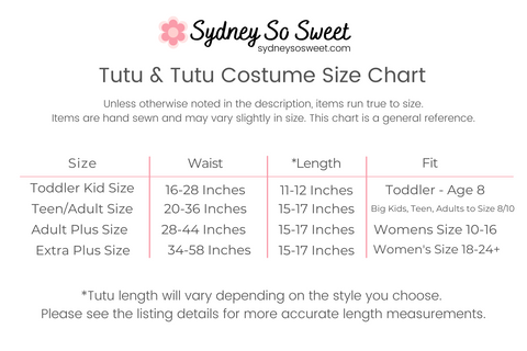 Size Chart & Fit Guide - Customer Service - French Toast