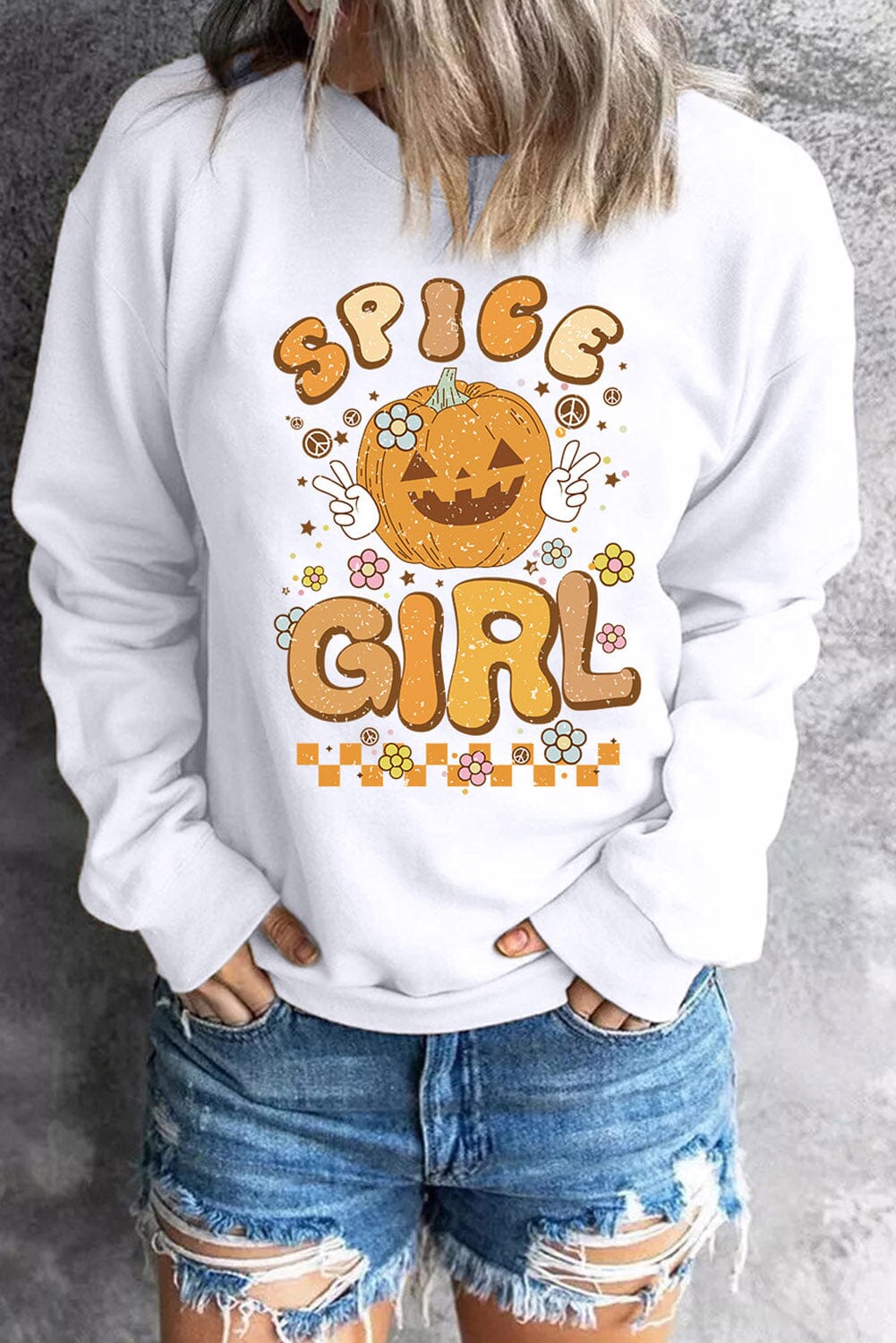 Long Sleeve SPICE GIRL Graphic Sweatshirt