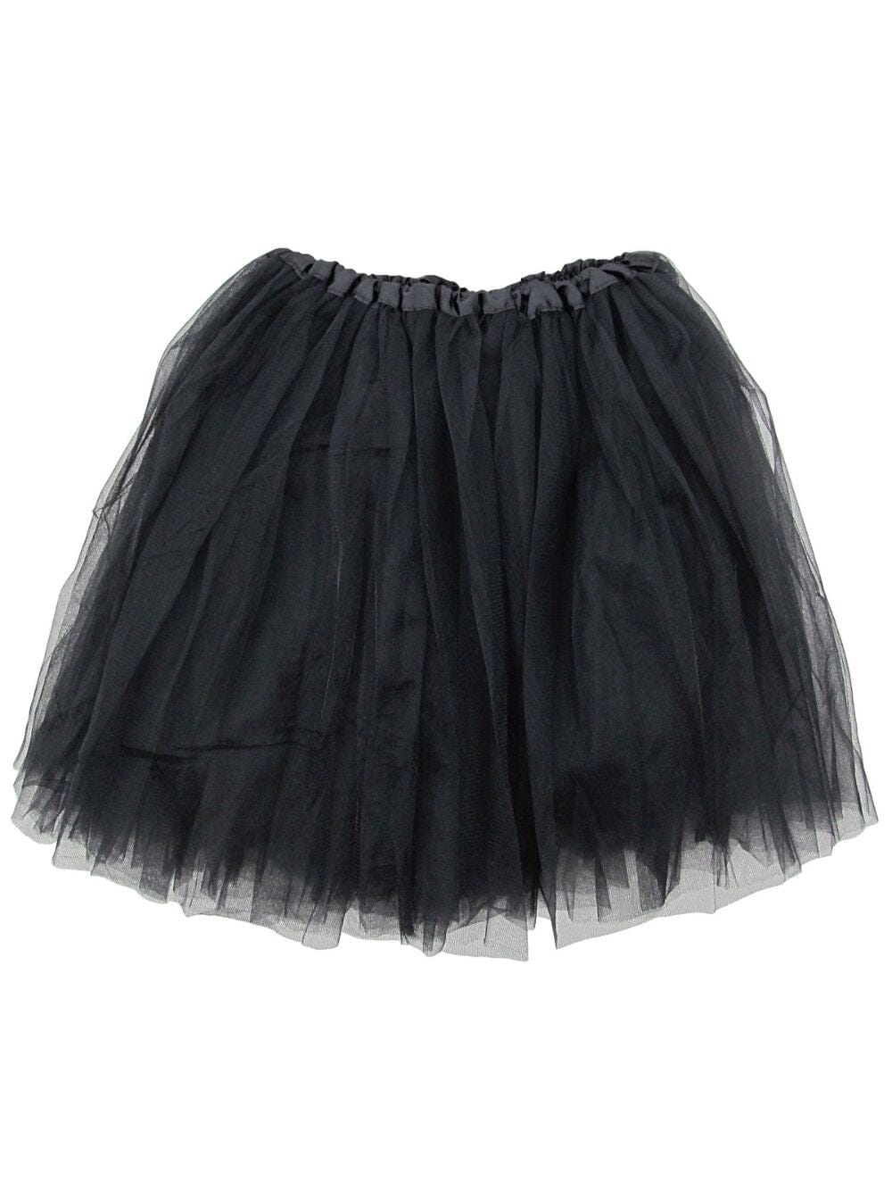 Black Tutu Skirt for Adult - Women's Size 3-Layer Basic Ballet Costume Dance Tutus