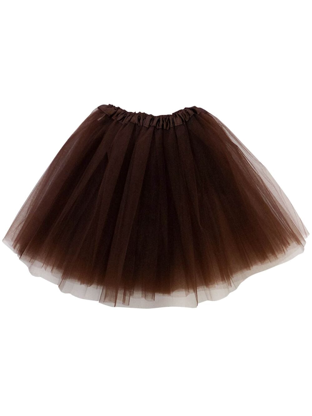 Brown Tutu Skirt for Adult - Women's Size 3-Layer Basic Ballet Costume Dance Tutus