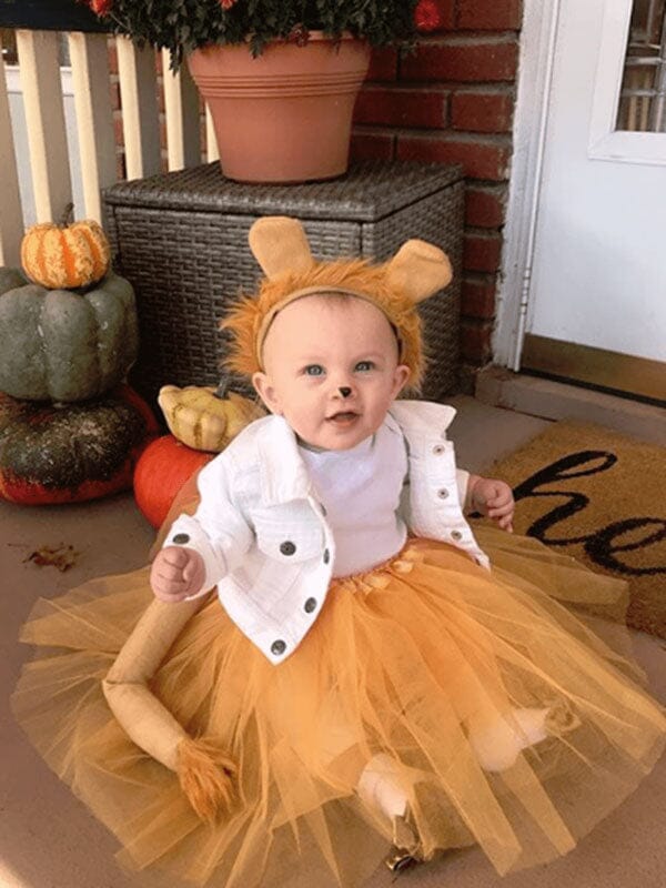 Lion tail and ears costume