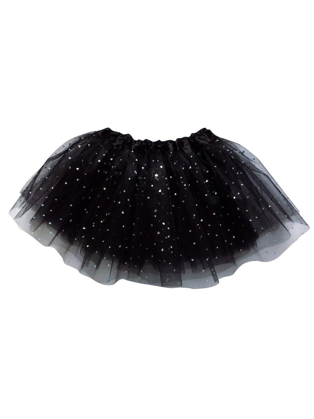 Black Sequin Heart Valentine's Day Tutu Skirt Costume for Toddler, Girls, Women, Plus