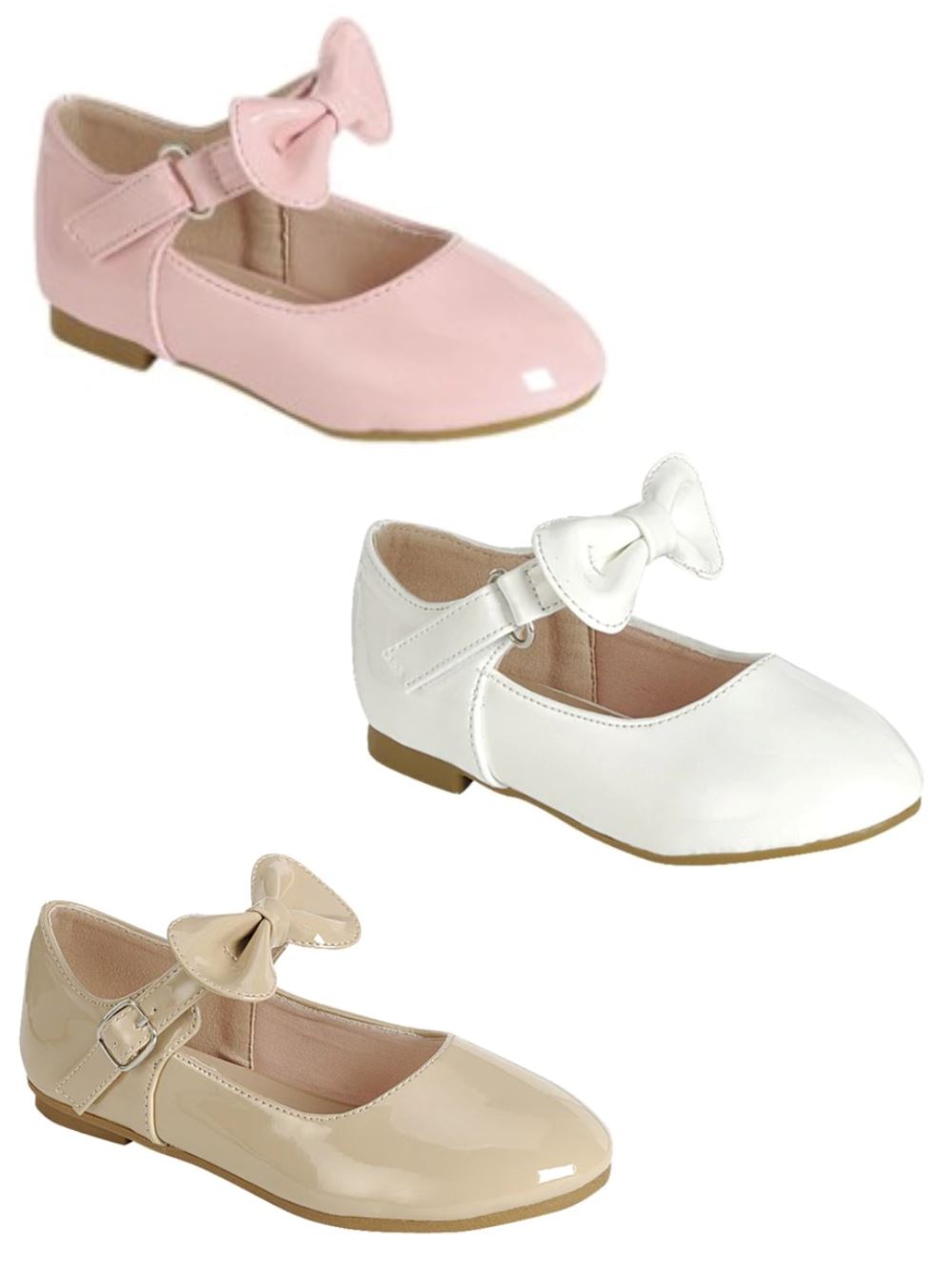 Amazon.com | White Dress Shoes for Girls Dress Shoes Flower Girl Heels Mary  Jane Shoes for Girls Little Kids Big Dressy Easter Zapatos Blancos para  Niñas para Vestidos Size 10 | Flats