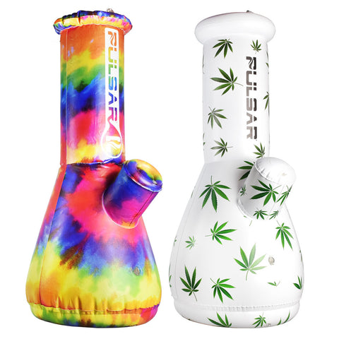 Two inflatable bongs