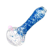 Swirled and Fritted Spoon Pipe