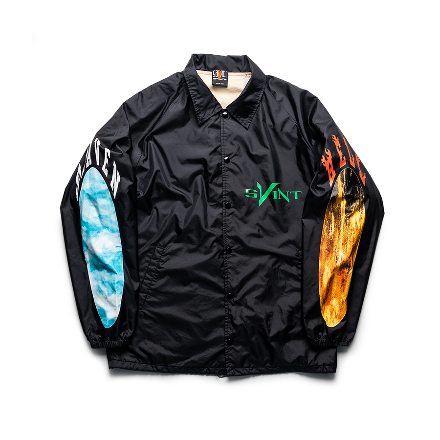 SAINT MICHAEL - Skull VLONE Coach Jacket (Black)