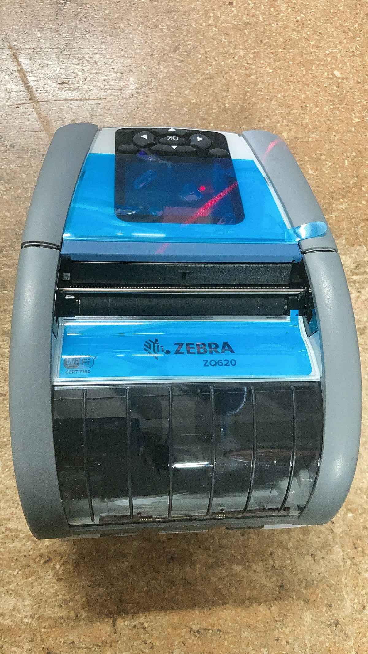 Zebra Zq62 Huwa000 00 Portable Barcode Printer Used — 0951