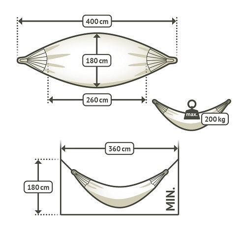 single size hammock dimensions