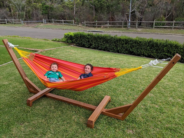 Wooden Hammock Stand Package