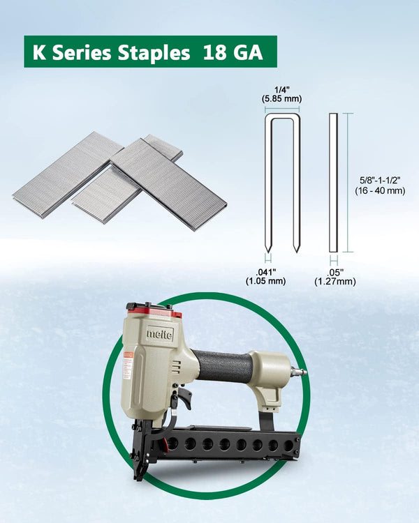 16 Gauge 1'' Crown Heavy Wire Stapler for 5/8'' to 1-1/2'' Staples