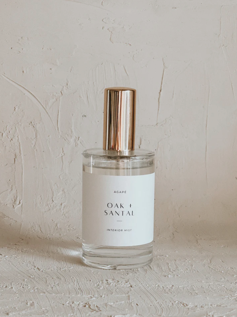 OAK + SANTAL INTERIOR MIST – Agapé Candles