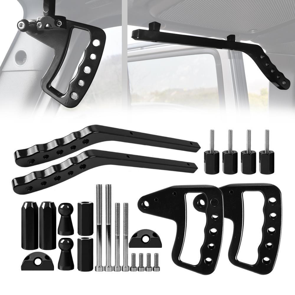 11-18 Jeep JK/ JKU Aluminum Front Rear Grab Handles | AMOffRoad |